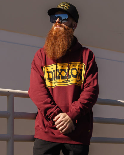 Longhorn Pullover Hoodie - Maroon