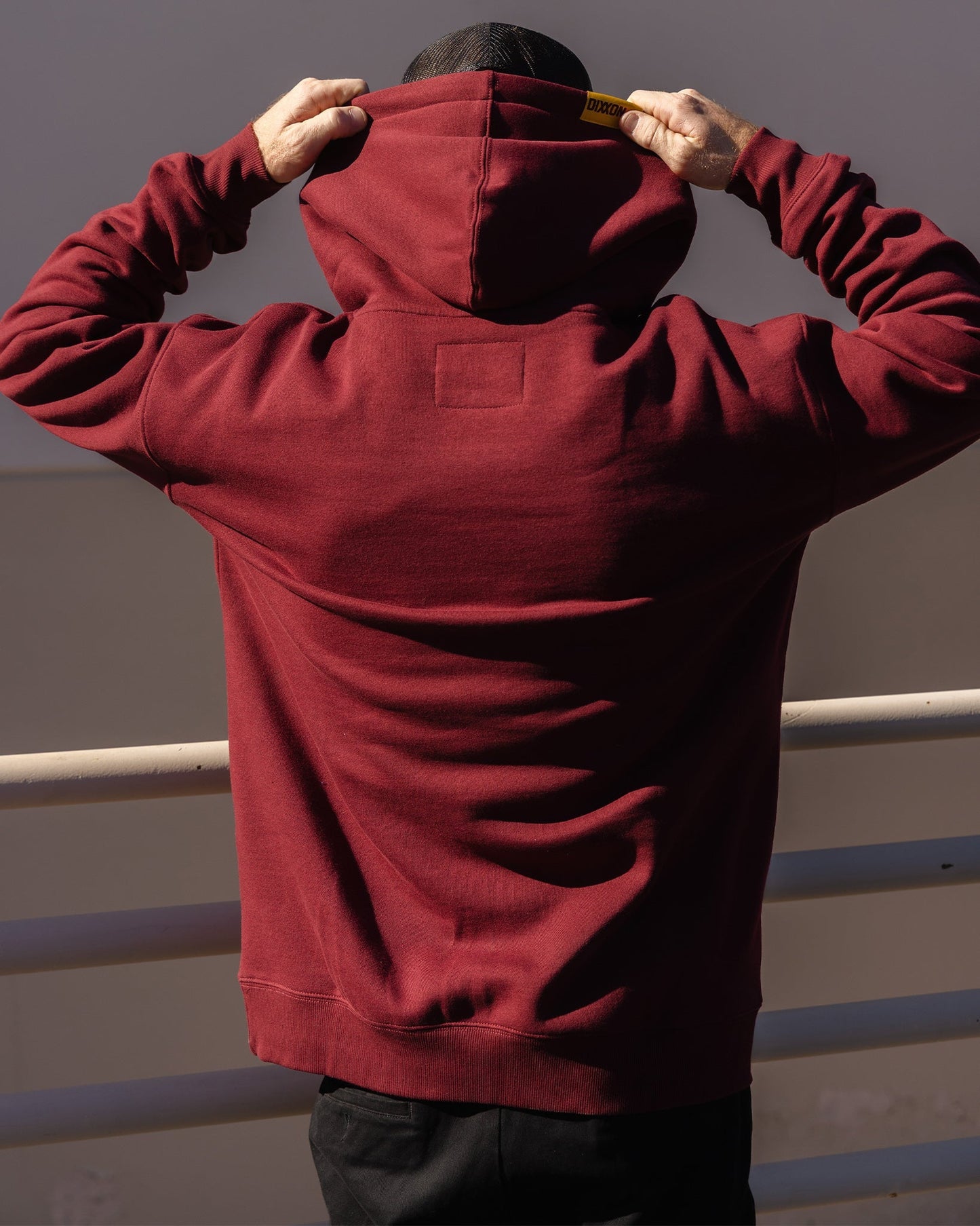 Longhorn Pullover Hoodie - Maroon