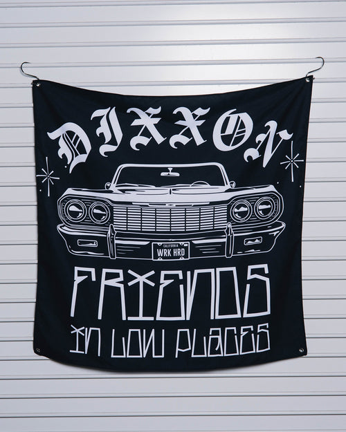 Low Places Garage Banner - 36" x 36"