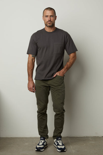 NEPTUNE CREW NECK POCKET TEE