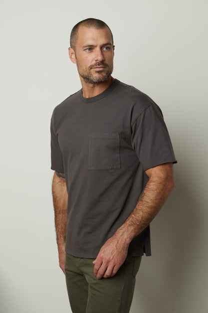 NEPTUNE CREW NECK POCKET TEE