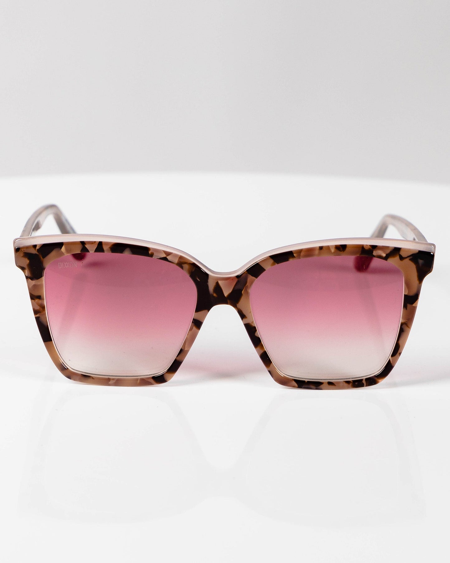 Luna Sunglasses - Mauve Tortoise & Pink Gradient