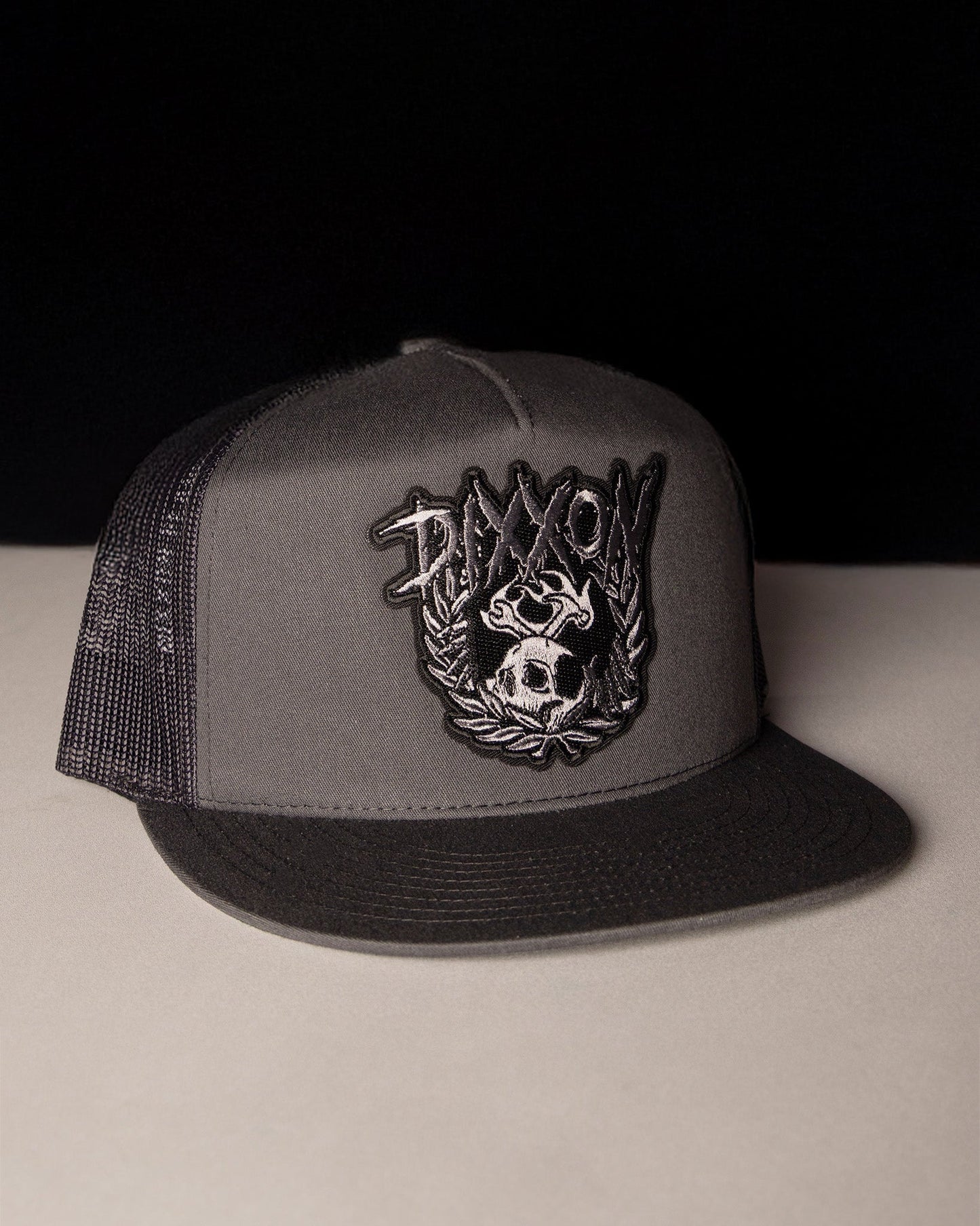 Lurk Flat Bill Trucker Snapback - Gray