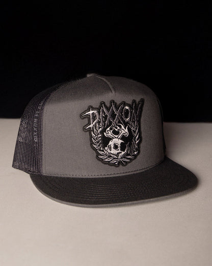 Lurk Flat Bill Trucker Snapback - Gray