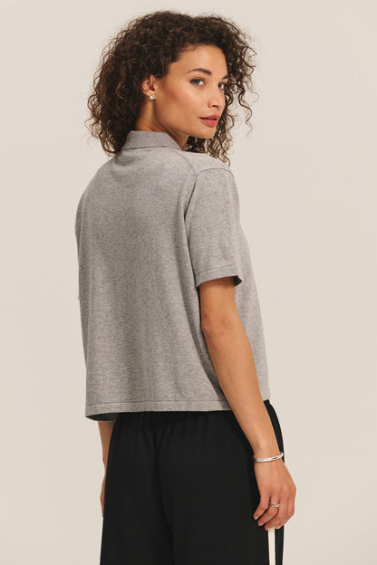 EMERSON EMBELLISHED SWEATER POLO