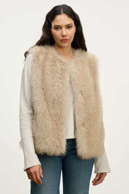 ANASTASIA FAUX FUR VEST