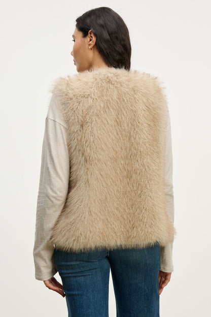 ANASTASIA FAUX FUR VEST