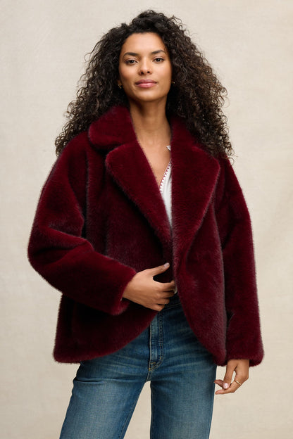 CAROLYN FAUX FUR JACKET