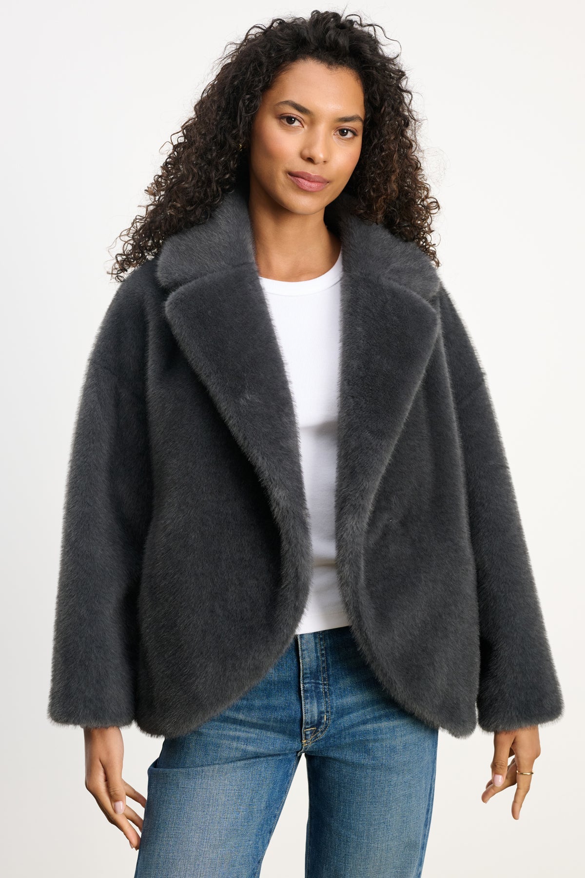 CAROLYN FAUX FUR JACKET