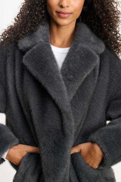 CAROLYN FAUX FUR JACKET