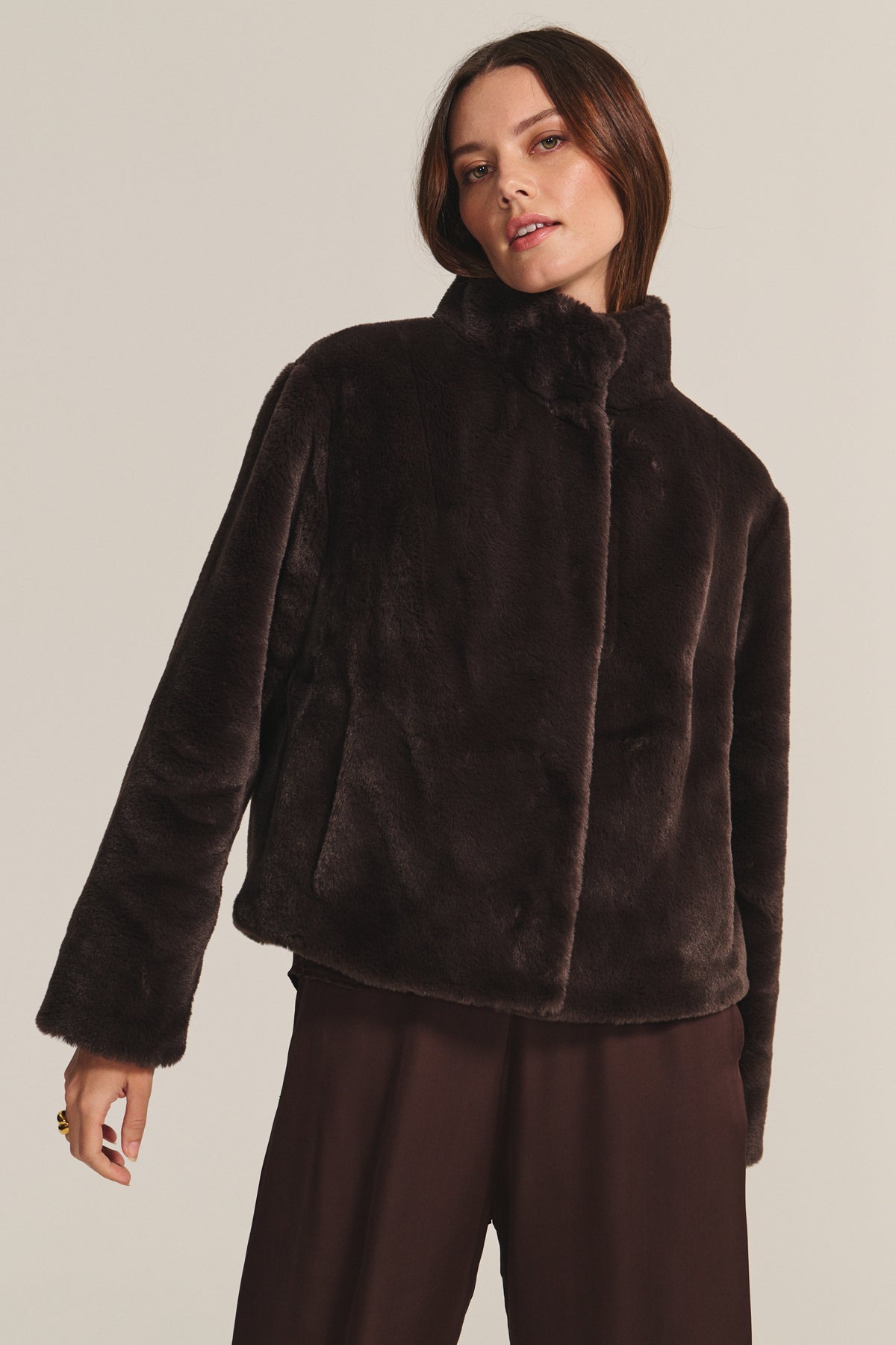 SHEENA LUXE FAUX FUR JACKET