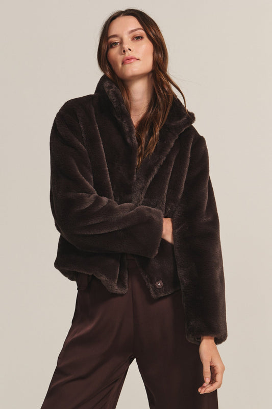 SHEENA LUXE FAUX FUR JACKET