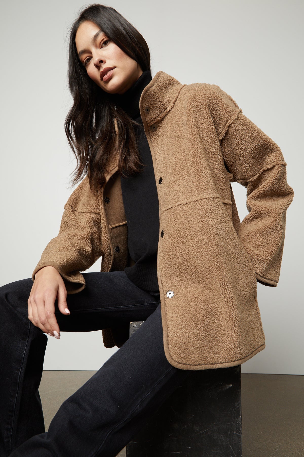 ALBANY LUX SHERPA REVERSIBLE JACKET