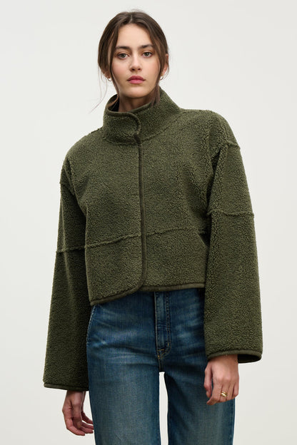 KELLY LUXE SHERPA REVERSIBLE JACKET