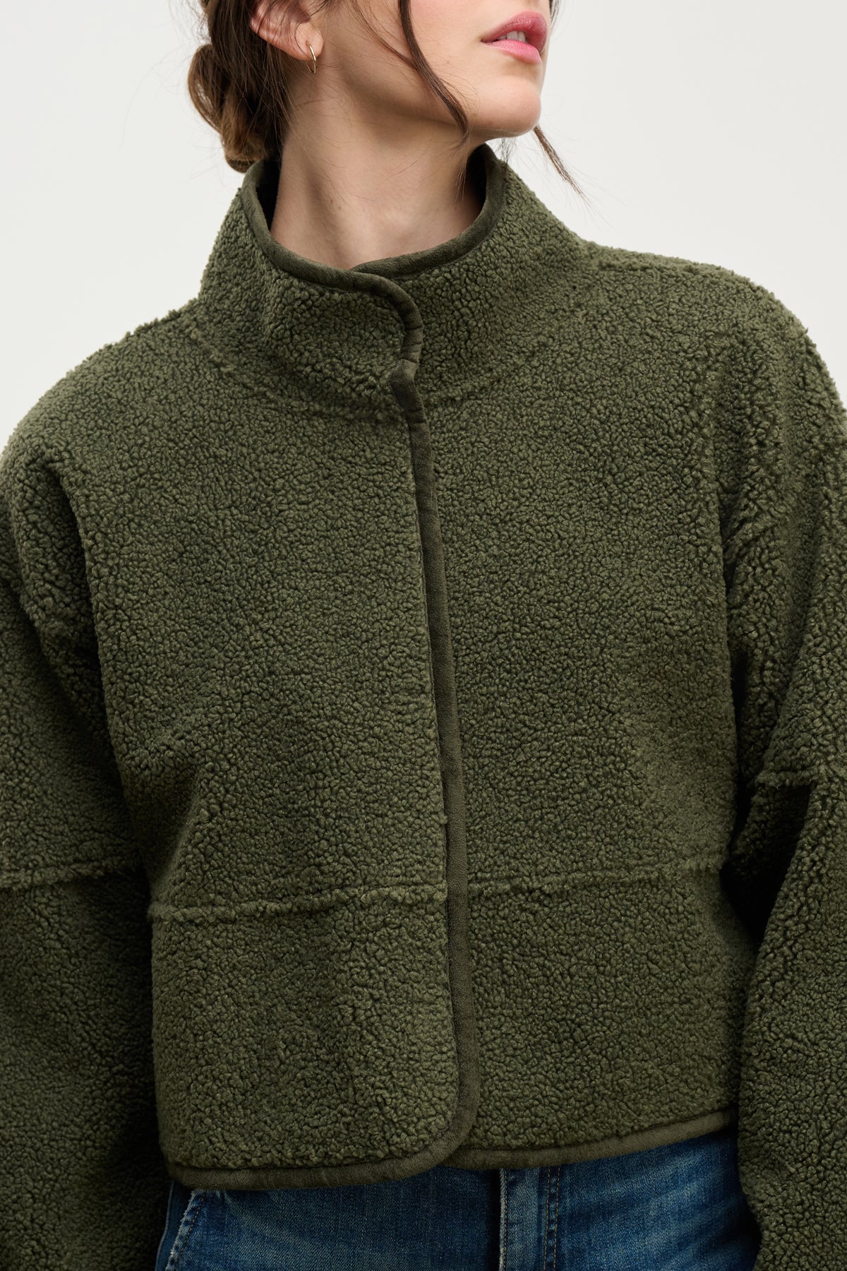 KELLY LUXE SHERPA REVERSIBLE JACKET