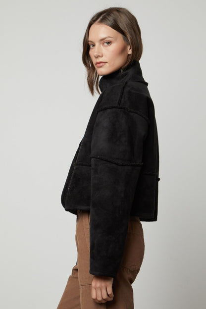 KELLY LUXE SHERPA REVERSIBLE JACKET