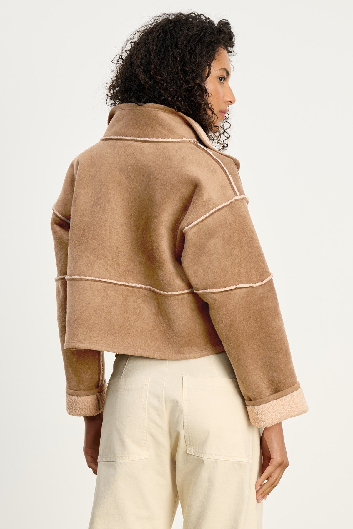 KELLY LUXE SHERPA REVERSIBLE JACKET