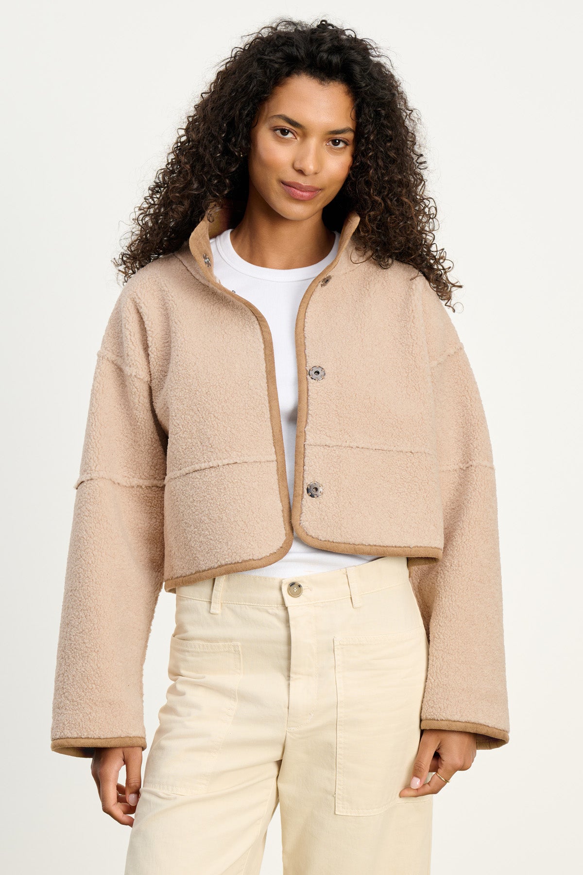 KELLY LUXE SHERPA REVERSIBLE JACKET