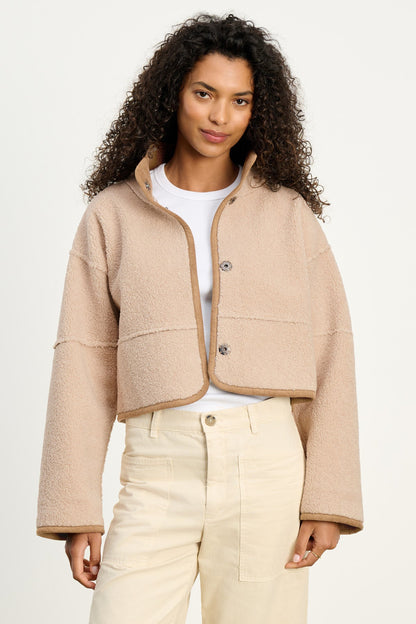 KELLY LUXE SHERPA REVERSIBLE JACKET