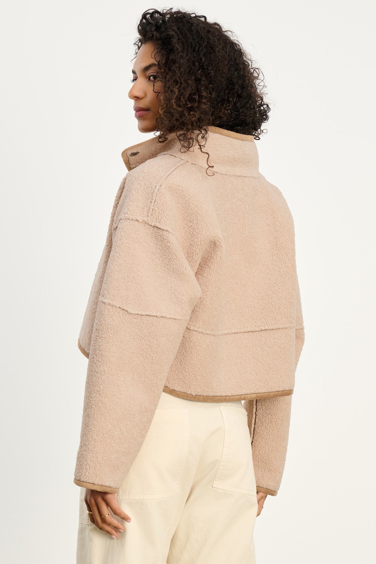 KELLY LUXE SHERPA REVERSIBLE JACKET