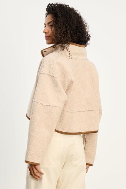 KELLY LUXE SHERPA REVERSIBLE JACKET