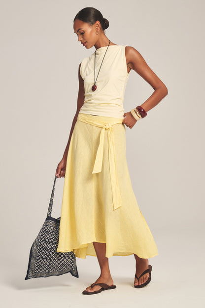 MALINA LINEN SKIRT