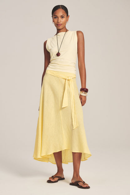 MALINA LINEN SKIRT