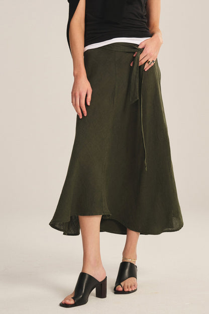 MALINA LINEN SKIRT