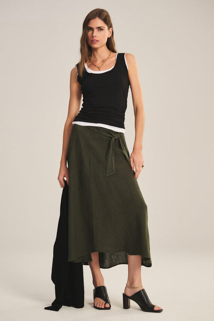 MALINA LINEN SKIRT