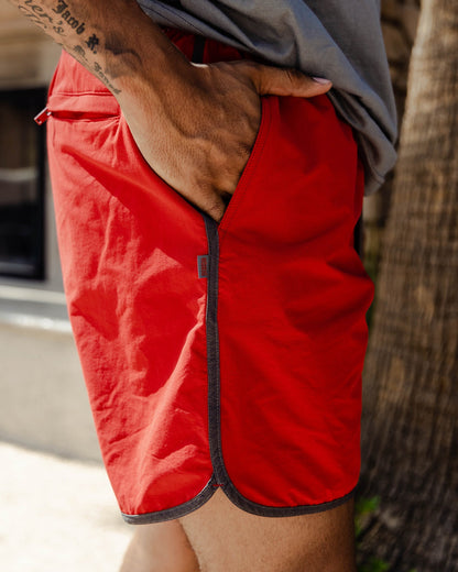 Maroon & Gray 7" Boardshorts