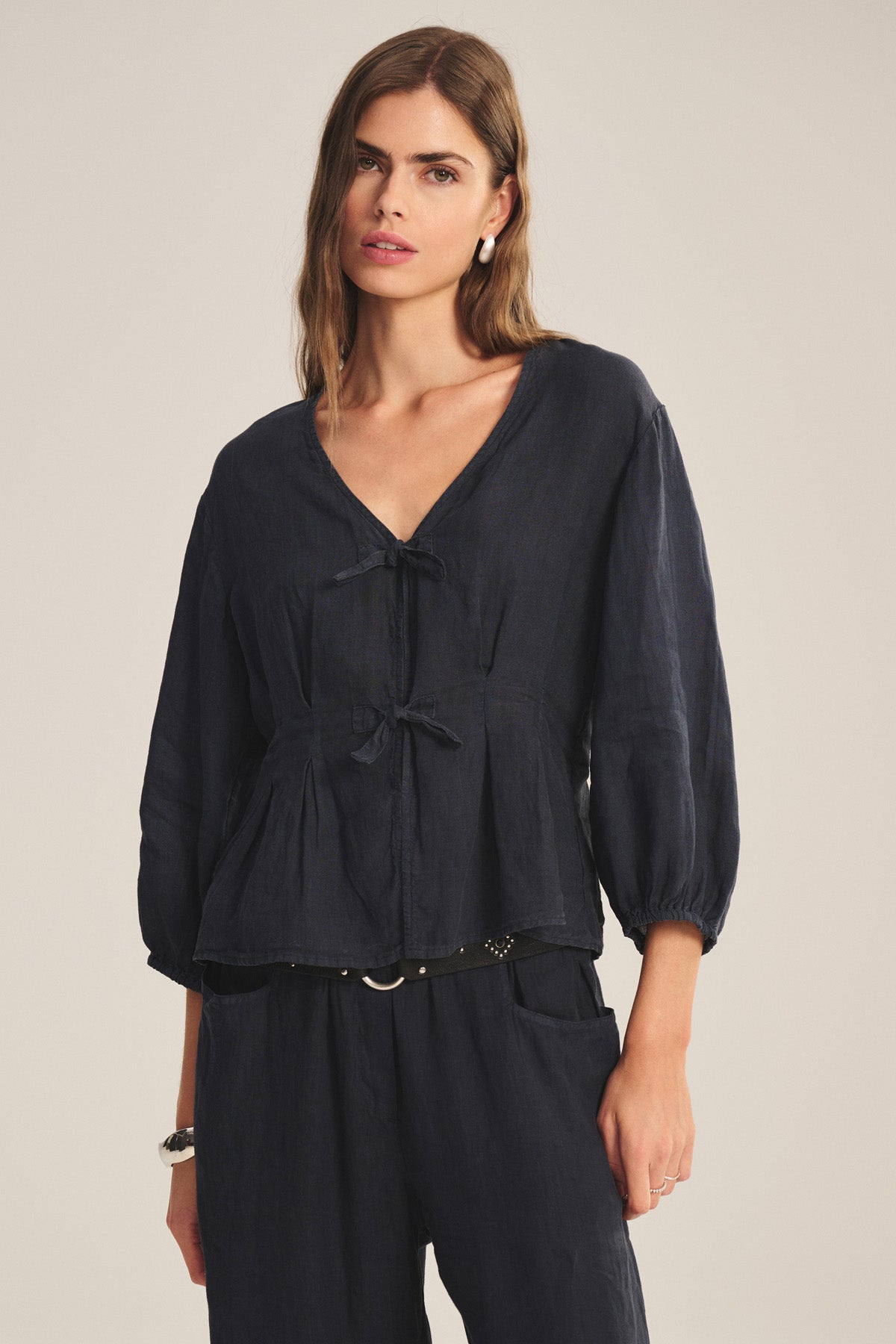 MARTHA LINEN TOP