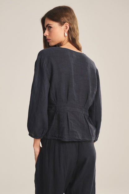 MARTHA LINEN TOP