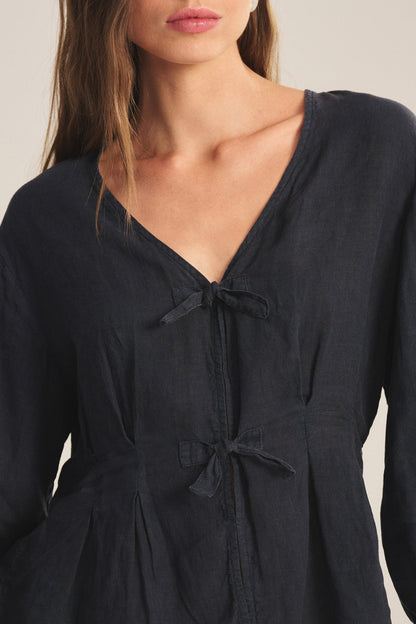 MARTHA LINEN TOP