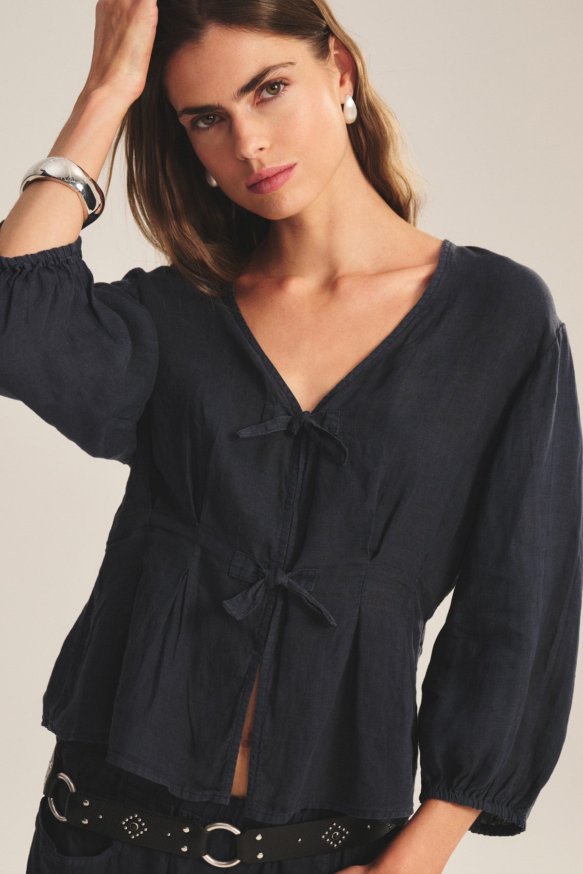 MARTHA LINEN TOP