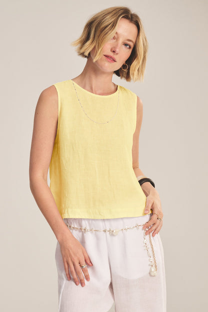 MAXINE LINEN TOP