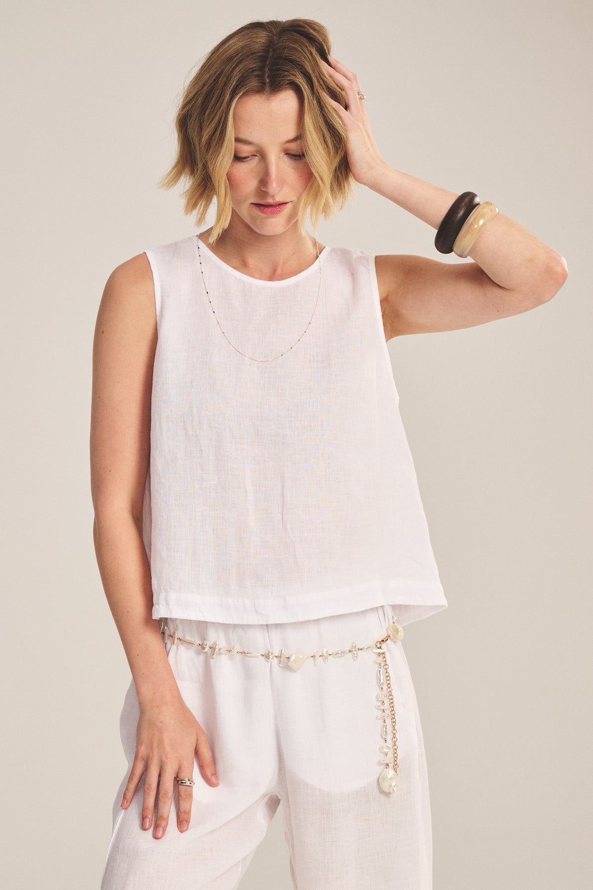MAXINE LINEN TOP