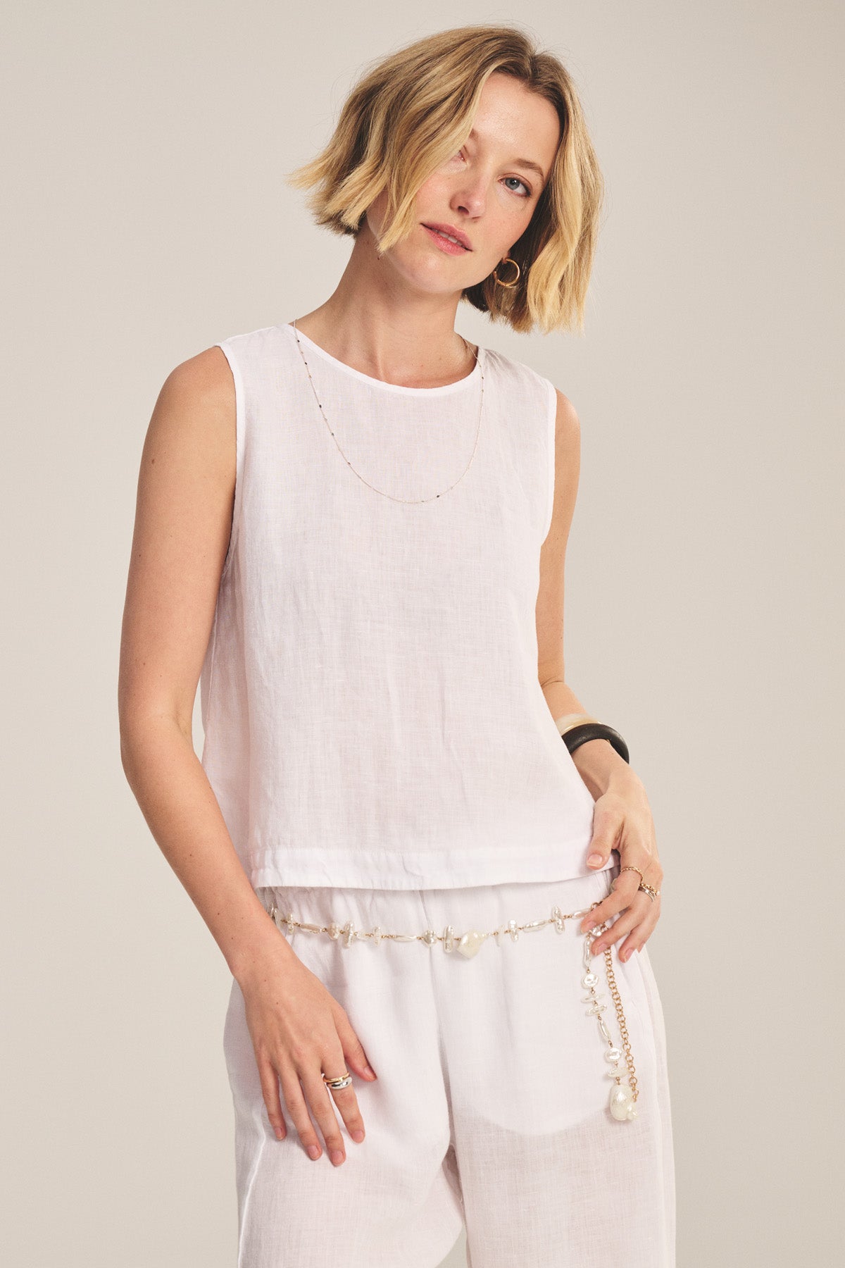 MAXINE LINEN TOP