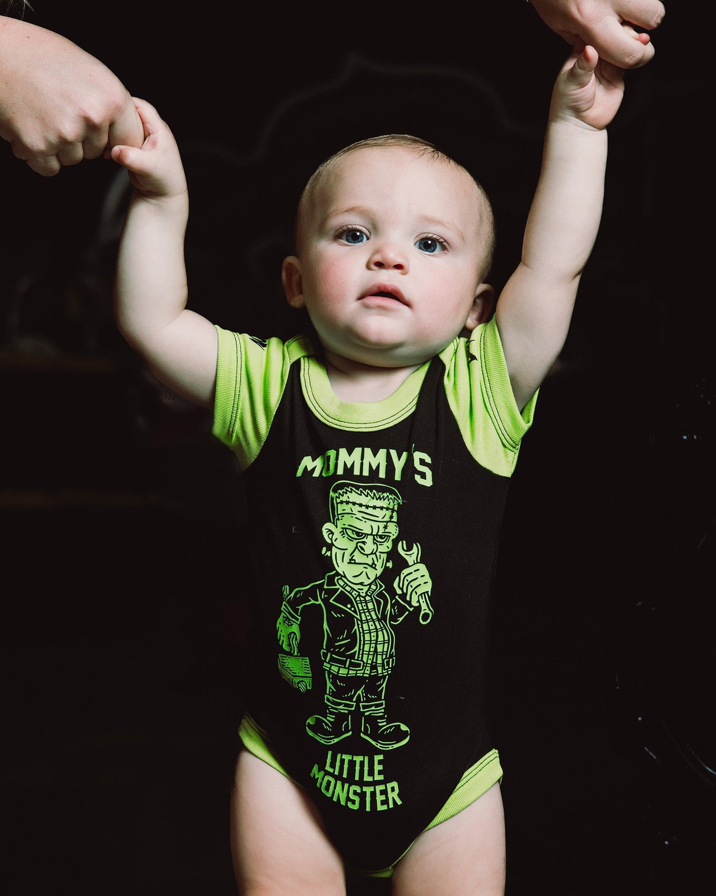 Mommy's Little Monster Baby Onesie