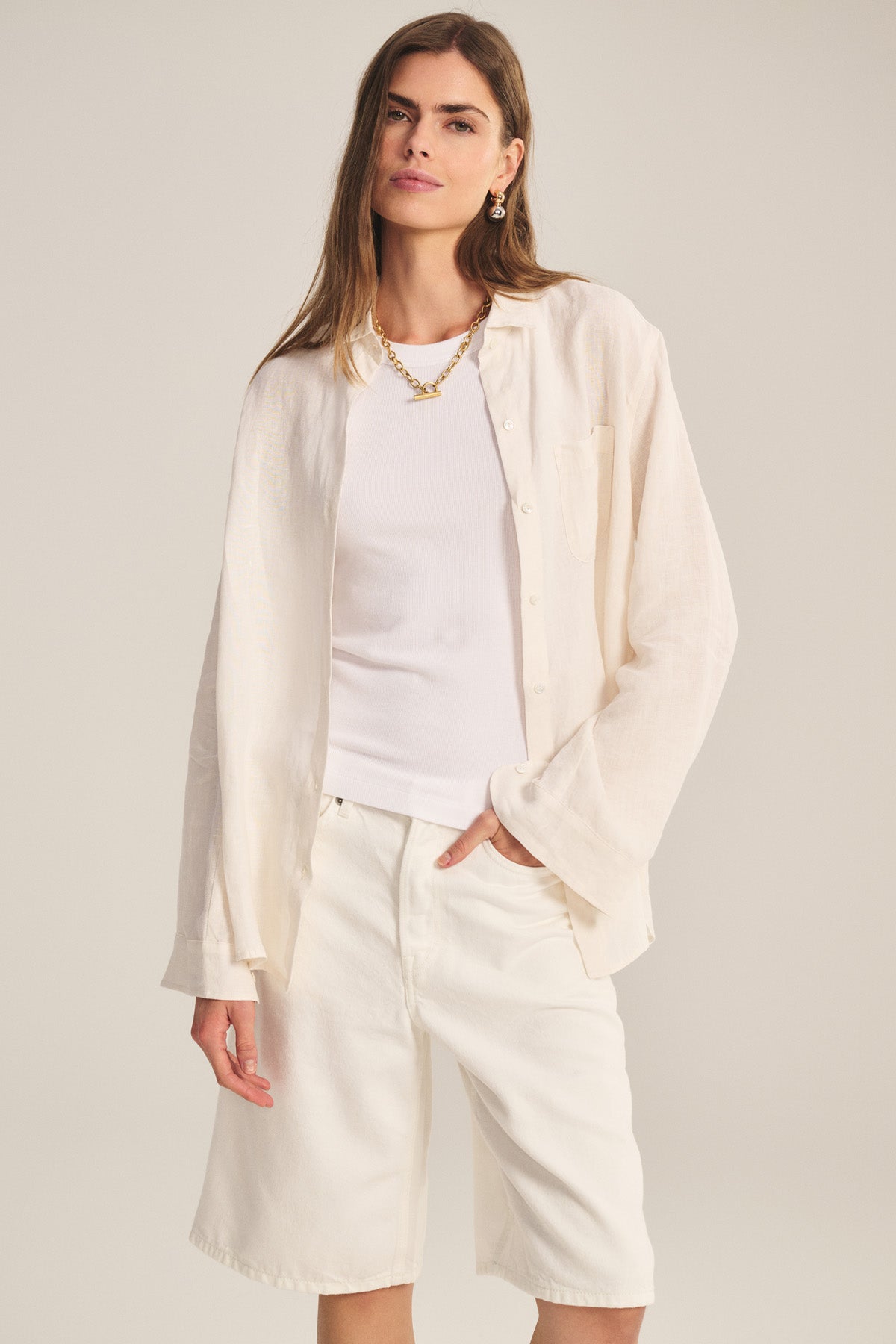 MULHOLLAND LINEN SHIRT