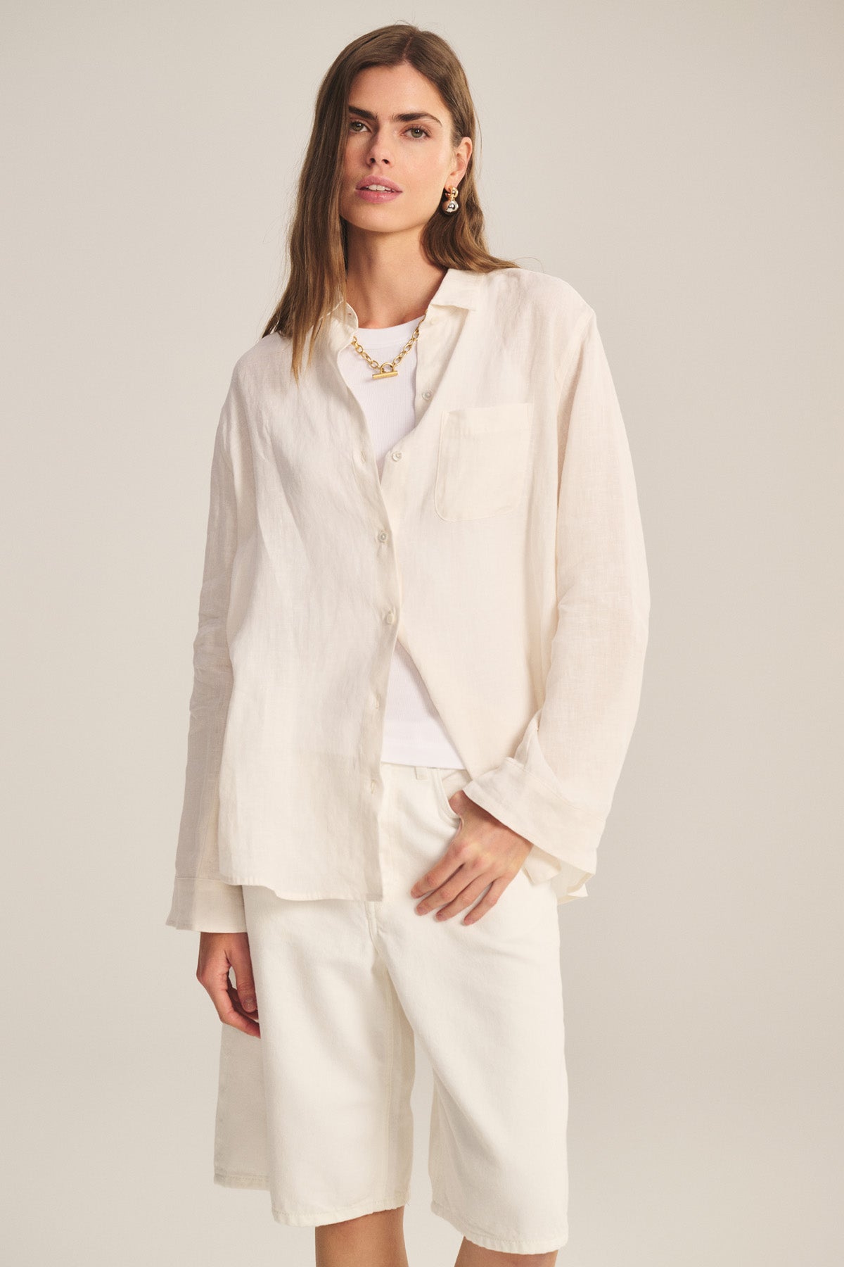 MULHOLLAND LINEN SHIRT