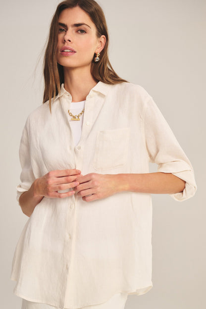 MULHOLLAND LINEN SHIRT