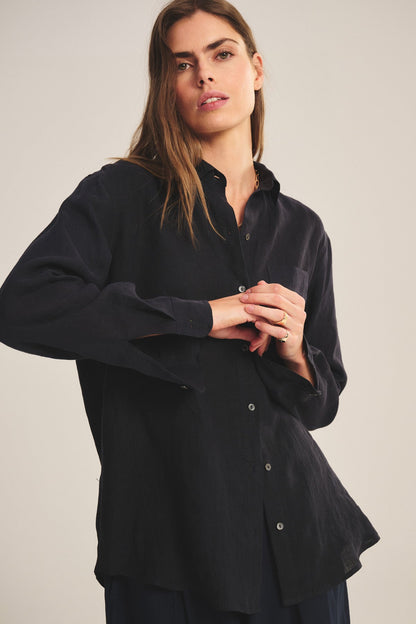 MULHOLLAND LINEN SHIRT