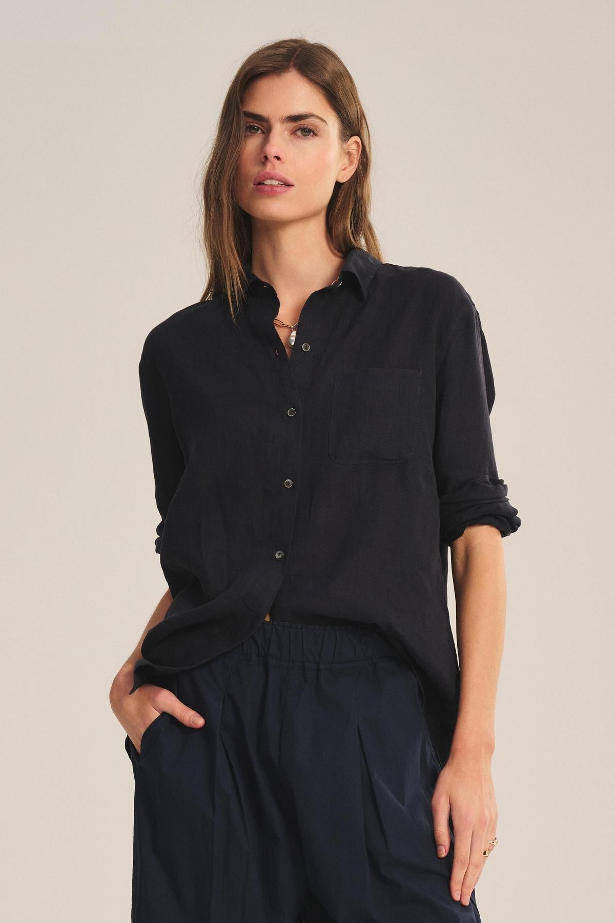 MULHOLLAND LINEN SHIRT