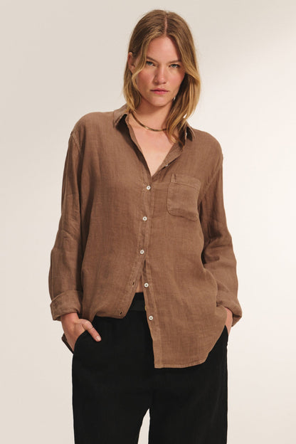 MULHOLLAND LINEN SHIRT