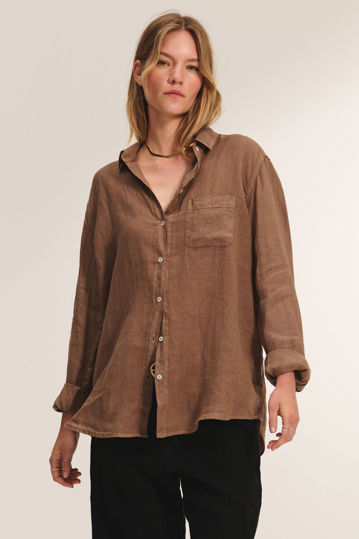 MULHOLLAND LINEN SHIRT