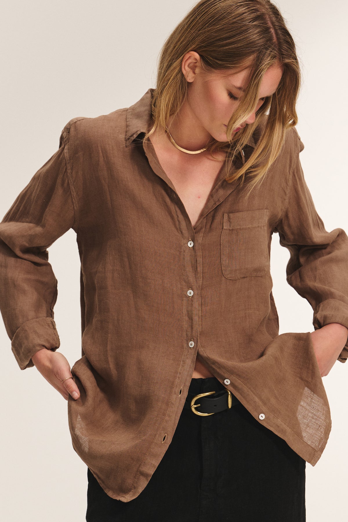 MULHOLLAND LINEN SHIRT
