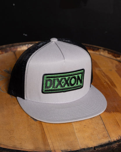 New Wave Flat Bill Trucker Snapback - Black & Green