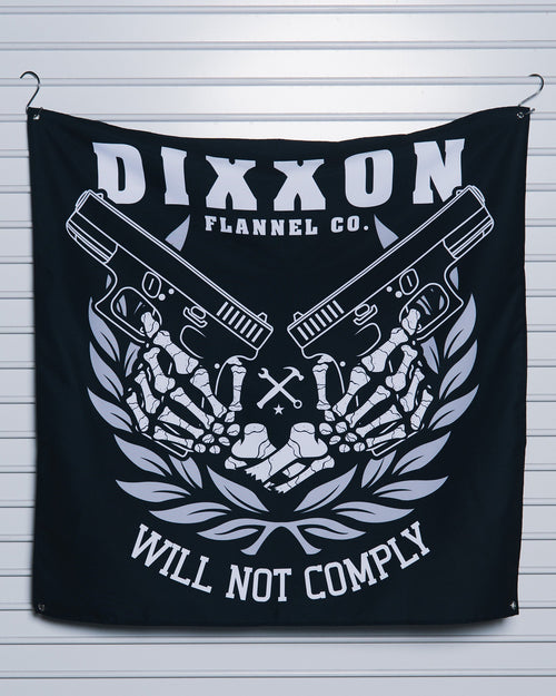 No Comply Garage Banner - 36" x 36"