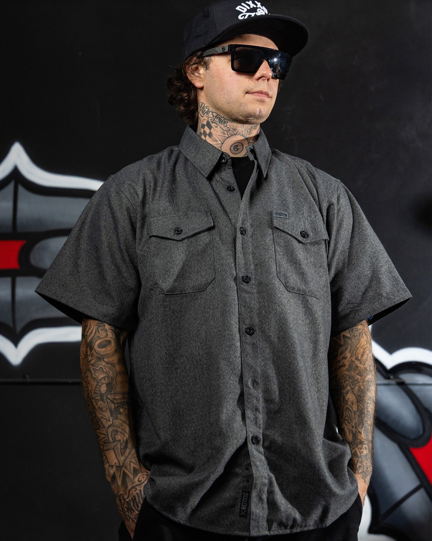 Obsidian Short Sleeve Flannel