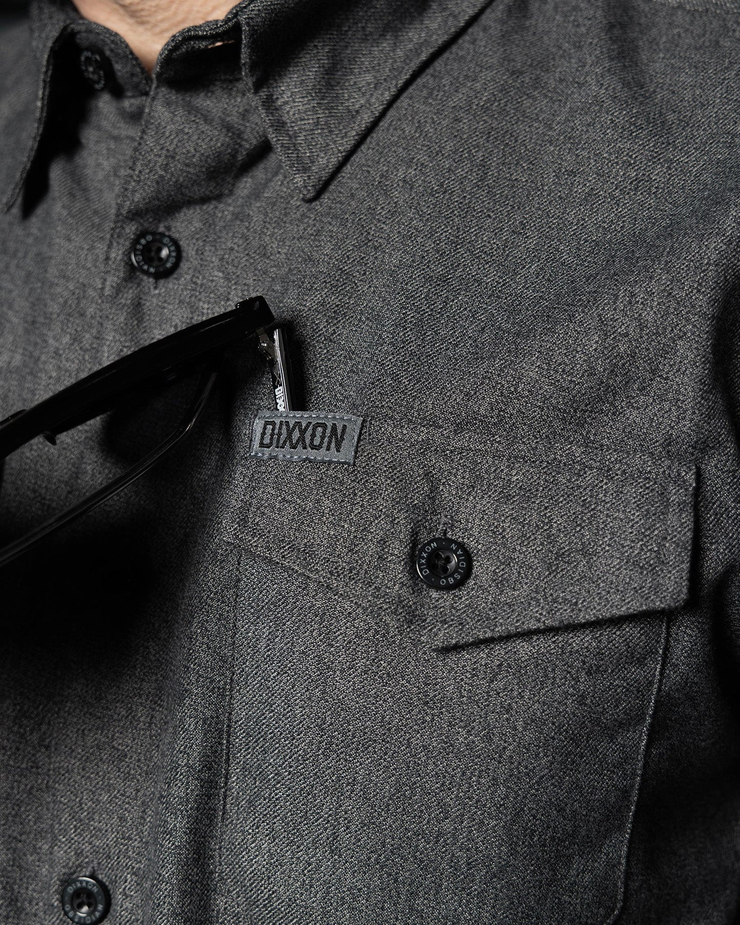 Obsidian Short Sleeve Flannel